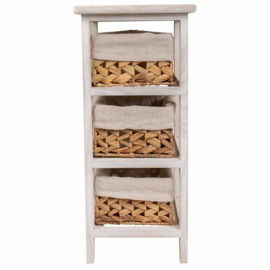 Natbord Alexandra House Living Hvid 25 x 57 x 25 cm #6