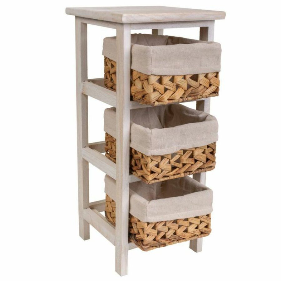 Natbord Alexandra House Living Hvid 25 x 57 x 25 cm #11