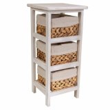 Natbord Alexandra House Living Hvid 25 x 57 x 25 cm #16