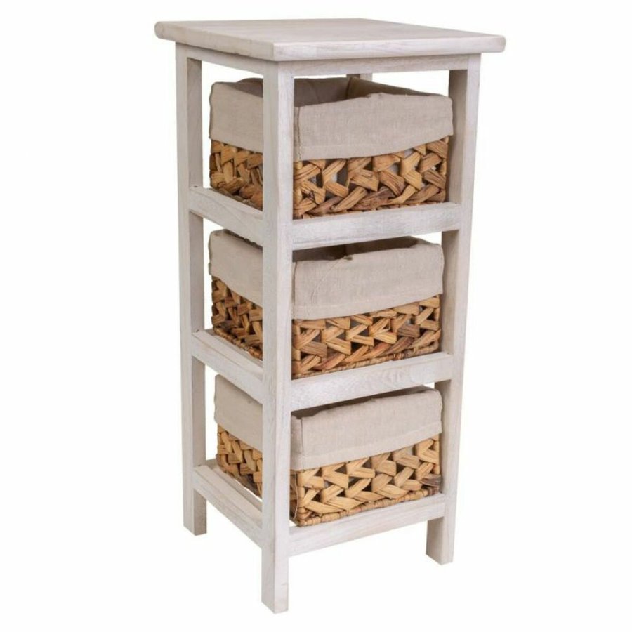 Natbord Alexandra House Living Hvid 25 x 57 x 25 cm #16