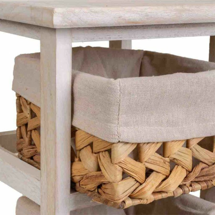 Natbord Alexandra House Living Hvid 25 x 57 x 25 cm #21