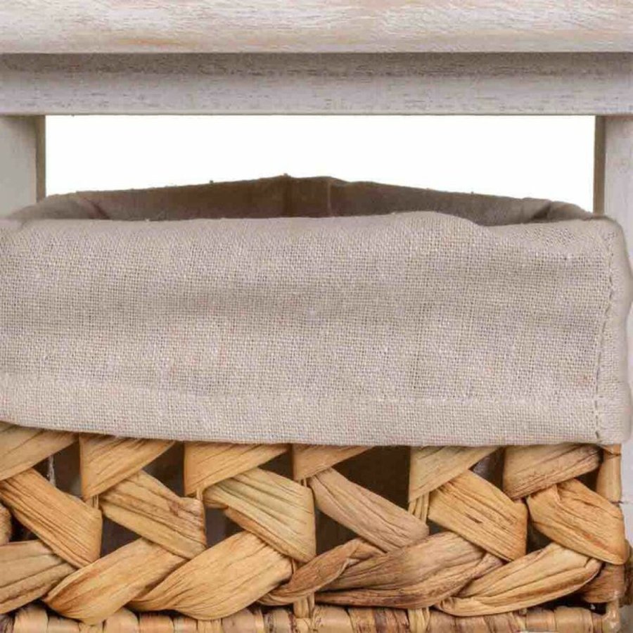 Natbord Alexandra House Living Hvid 25 x 57 x 25 cm #26