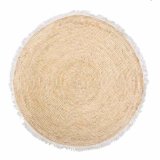 Tppe Alexandra House Living Hvid Natur 120 x 120 cm Cirkulr #6