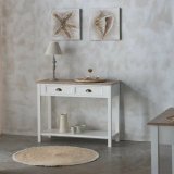 Tppe Alexandra House Living Hvid Natur 120 x 120 cm Cirkulr #11