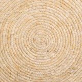 Tppe Alexandra House Living Hvid Natur 120 x 120 cm Cirkulr #16