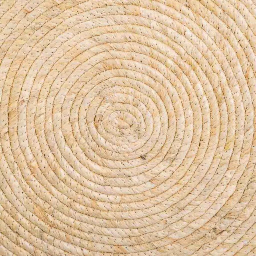 Tppe Alexandra House Living Hvid Natur 100 x 100 cm Cirkulr #16