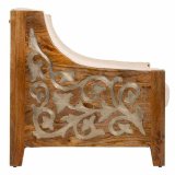 Lnestol Alexandra House Living Beige 80 x 80 x 72 cm Betrk #5