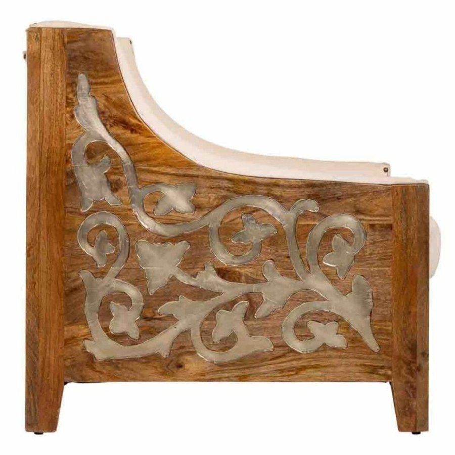 Lnestol Alexandra House Living Beige 80 x 80 x 72 cm Betrk #5