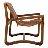 Lnestol Alexandra House Living Kaffe 80 x 67 x 80 cm Betrk #4