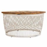 Sofabord Alexandra House Living Tr Jern 91 x 48 x 91 cm #3