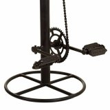 Taburet Alexandra House Living Sort Mrkebrun Lder Jern 41 x 80 x 41 cm Pedaler #31