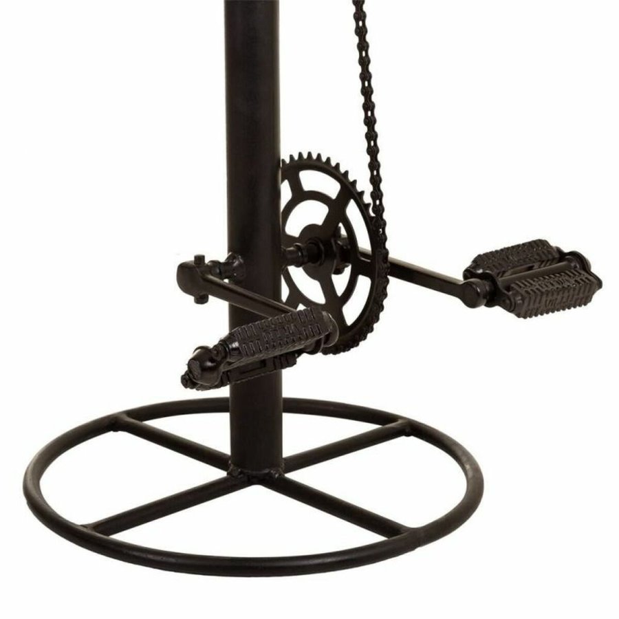 Taburet Alexandra House Living Sort Mrkebrun Lder Jern 41 x 80 x 41 cm Pedaler #31