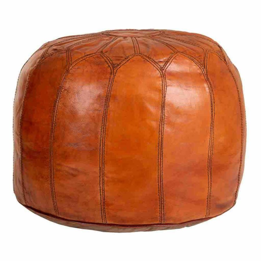 Puf Alexandra House Living Lder 48 x 35 x 48 cm #1