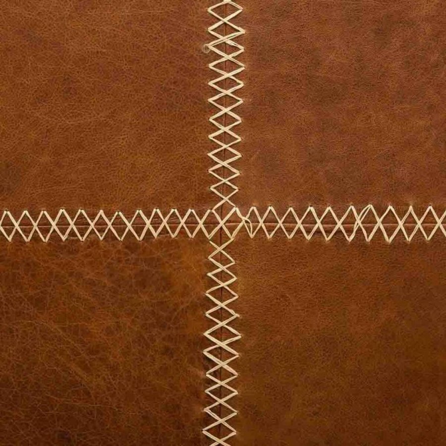 Sofabord Alexandra House Living Lder Tr Jern 90 x 52 x 165 cm #4