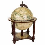 Globus Alexandra House Living Brun 42 x 57 x 42 cm Flaskeskab #1