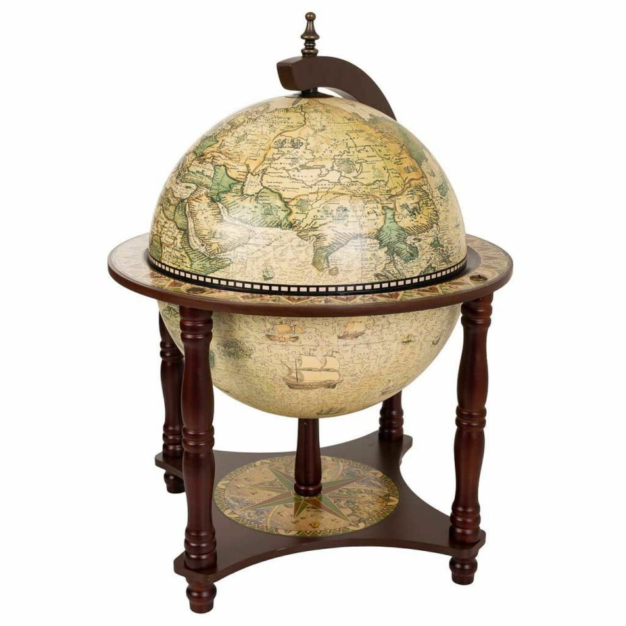 Globus Alexandra House Living Brun 42 x 57 x 42 cm Flaskeskab #1