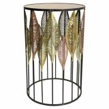 St med 2 borde Alexandra House Living Gylden Jern 47 x 72 x 47 cm #3