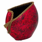 Vase Alexandra House Living Sort Rd Keramik 14 x 36 x 35 cm #1