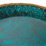 Borddekoration Alexandra House Living Bl Sort Slvfarvet Keramik 37 x 6 x 37 cm #4