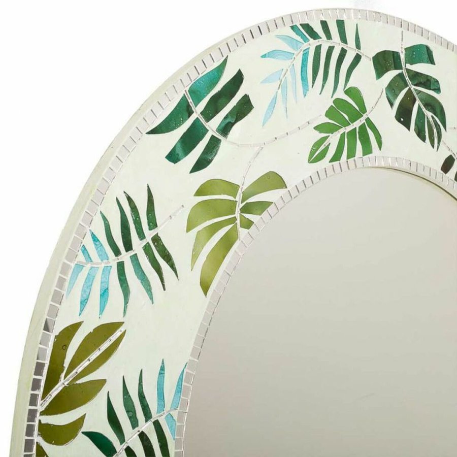 Vgspejl Alexandra House Living Grn 80 x 2 x 80 cm Cirkler #21