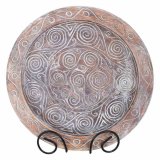 Borddekoration Alexandra House Living Hvid Brun Tr 4 x 34 x 34 cm #4