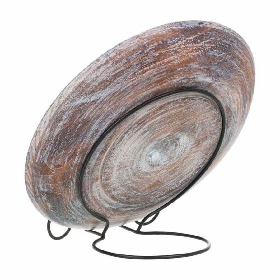 Borddekoration Alexandra House Living Hvid Brun Tr 4 x 34 x 34 cm #5