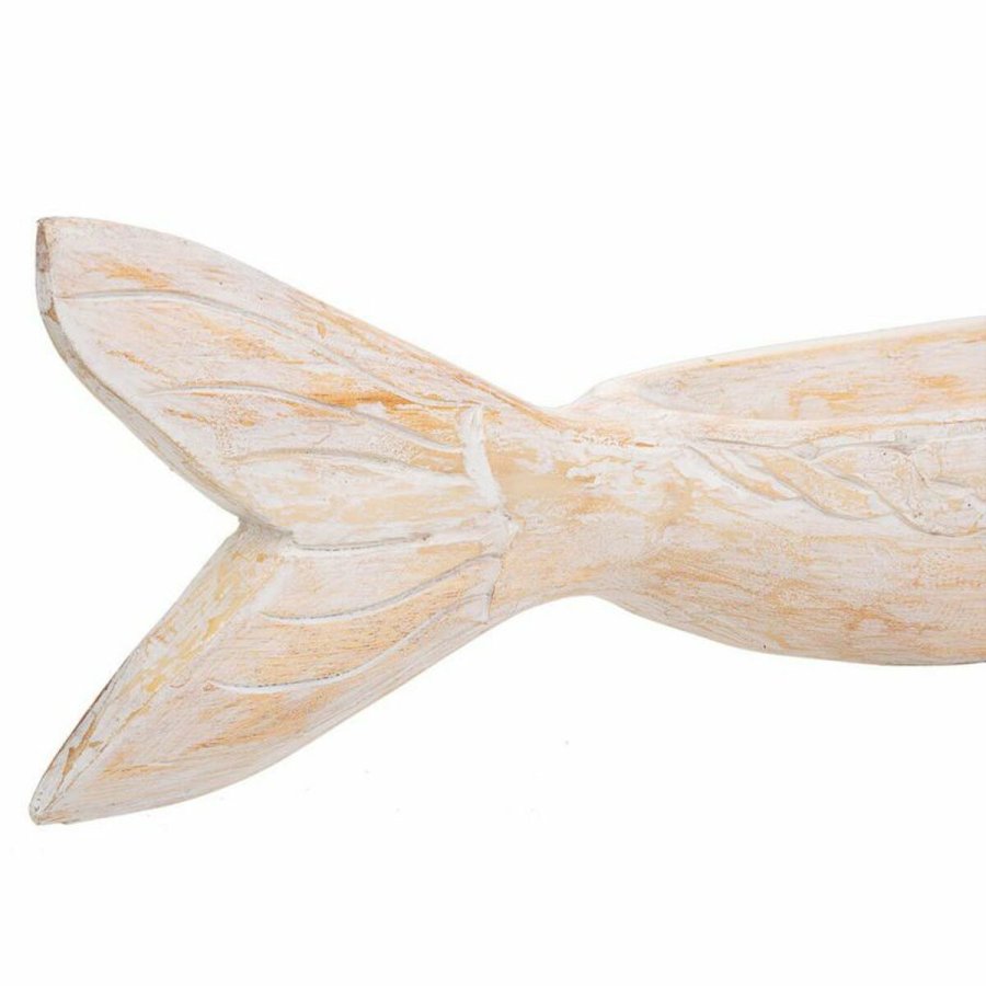 Borddekoration Alexandra House Living Hvid Tr 18 x 16 x 100 cm Havfrue #4