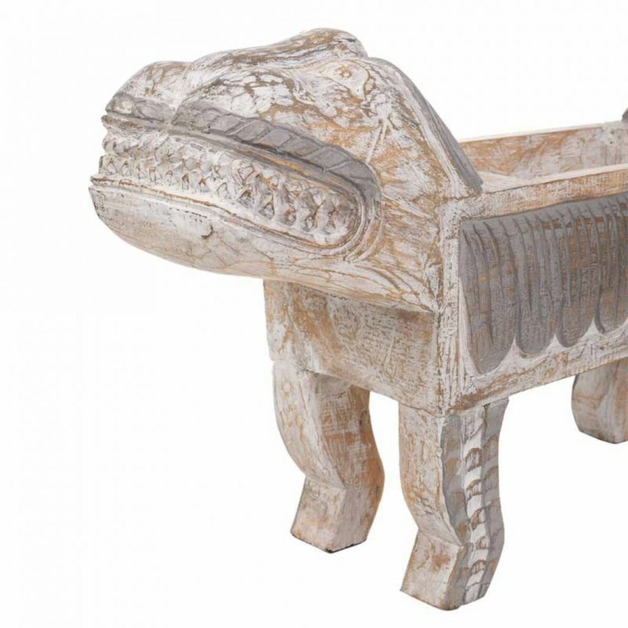 Borddekoration Alexandra House Living Hvid Brun Tr 40 x 17 x 80 cm Lve #3