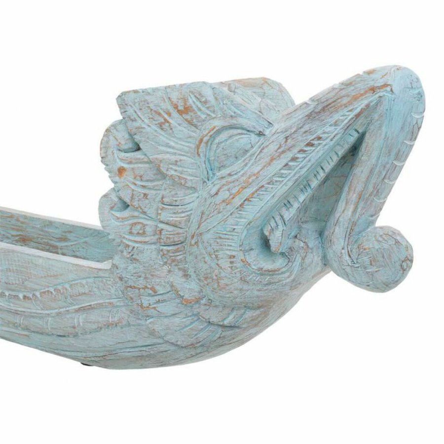 Borddekoration Alexandra House Living Bl Hvid Tr 28 x 11 x 105 cm Drage #3