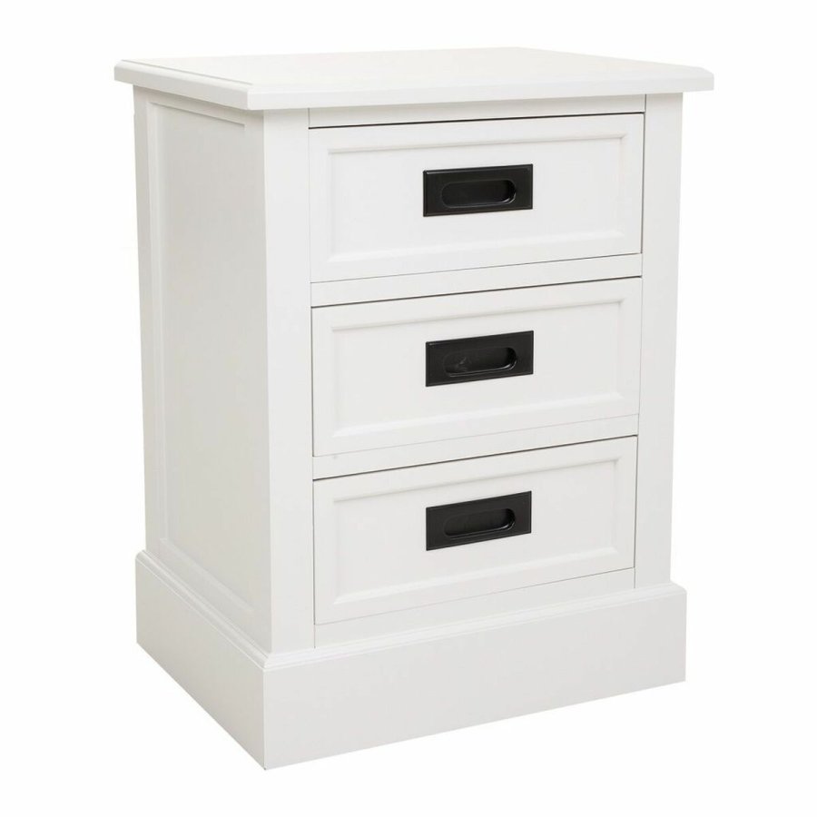 Natbord Alexandra House Living Hvid 35 x 60 x 45 cm #1
