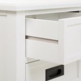 Natbord Alexandra House Living Hvid 35 x 60 x 45 cm #26