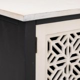 Supplerende mbler Alexandra House Living Hvid Sort Gran Tr MDF 40 x 46 x 105 cm #6