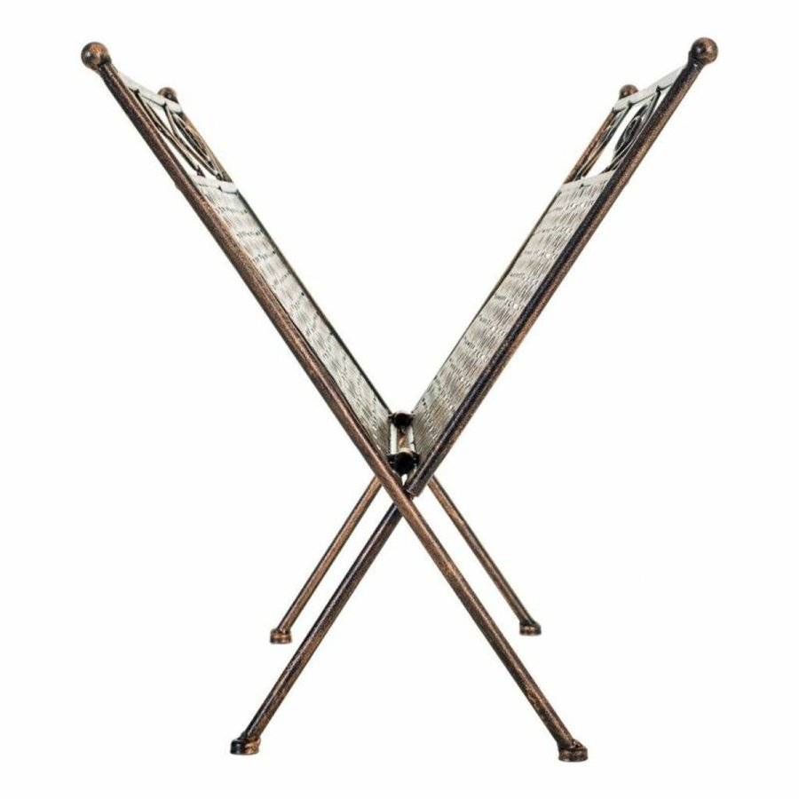 Tidsskriftholder Alexandra House Living Gylden jern 33 x 33 x 36 cm #4