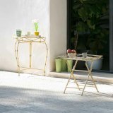 Sofabord Alexandra House Living Gul 40 x 58 x 60 cm #2