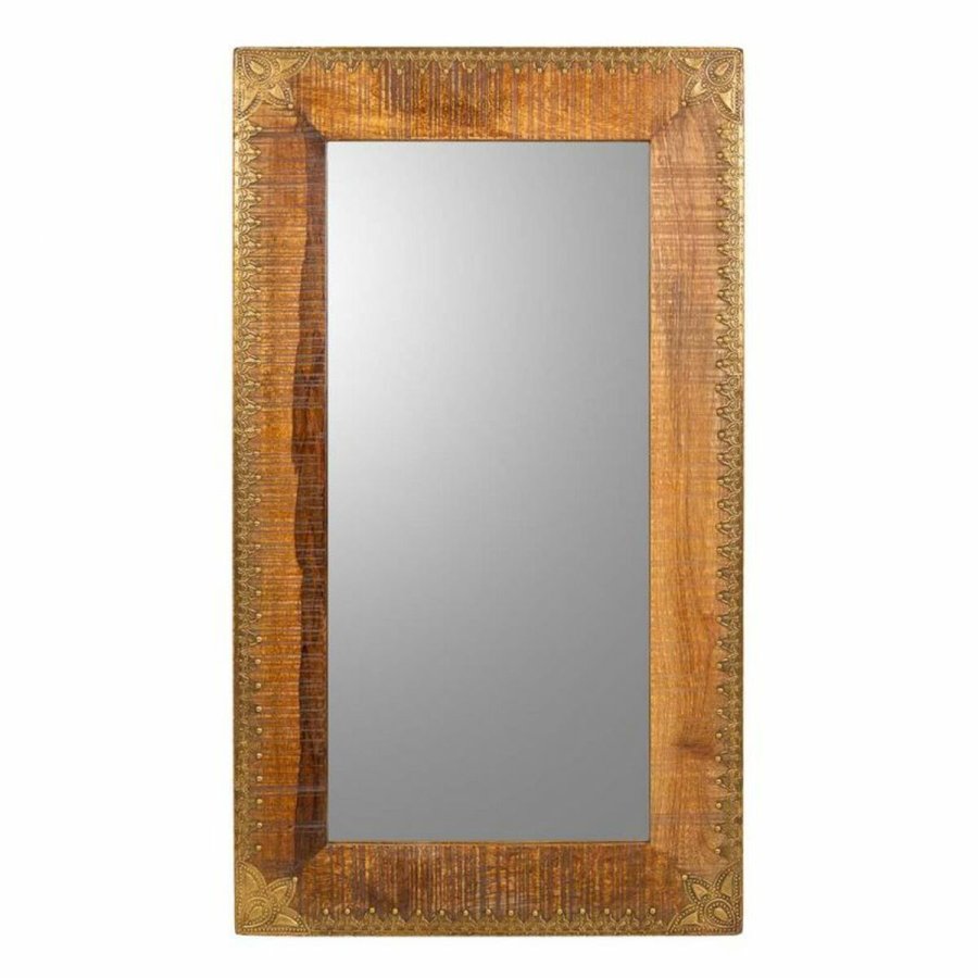 Vgspejl Alexandra House Living Brun 1 x 88 x 49 cm Rektangulr #6