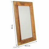 Vgspejl Alexandra House Living Brun 1 x 88 x 49 cm Rektangulr #21