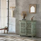 Vgspejl Alexandra House Living Hvid Natur 3 x 51 x 42 cm Rektangulr #6