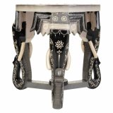 Sofabord Alexandra House Living Sort Gr Mangotr Tr MDF 35 x 39 x 42 cm #2