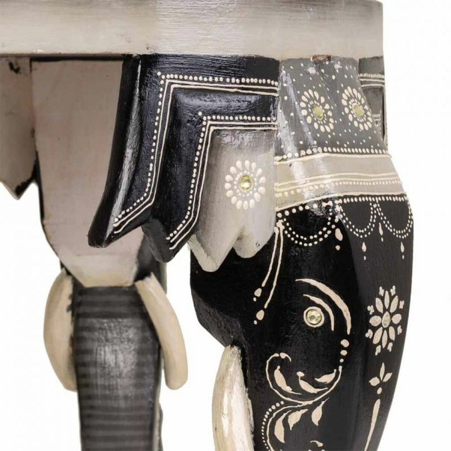 Sofabord Alexandra House Living Sort Gr Mangotr Tr MDF 35 x 39 x 42 cm #4