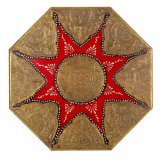 Sofabord Alexandra House Living Hvid Rd Kobber Tr MDF 40 x 15 x 40 cm #4