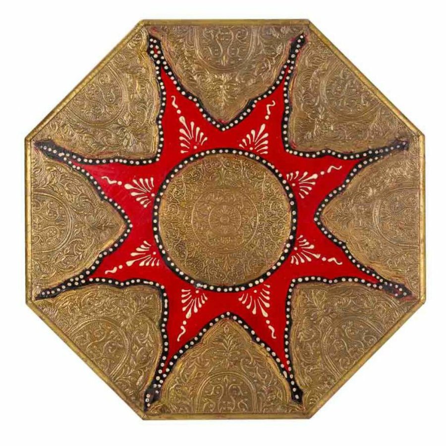 Sofabord Alexandra House Living Hvid Rd Kobber Tr MDF 40 x 15 x 40 cm #4