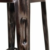 Taburet Alexandra House Living Brun Sort Lder Jern 40 x 75 x 40 cm #11