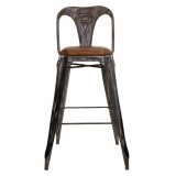 Taburet Alexandra House Living Brun Sort Lder Jern 53 x 105 x 49 cm #3