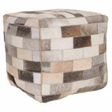 Puf Alexandra House Living Lder 44 x 44 x 44 cm #1