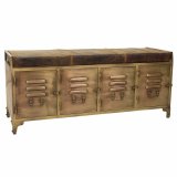 Bnk Alexandra House Living Lder Jern 40 x 51 x 120 cm #1