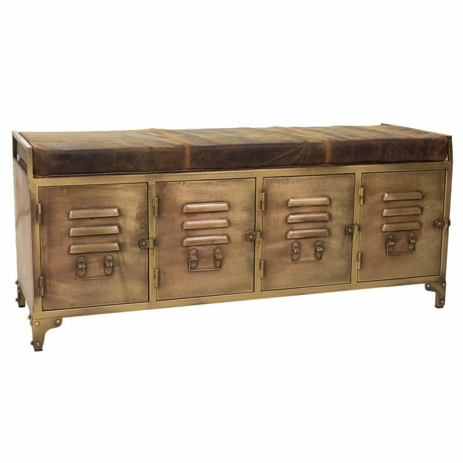 Bnk Alexandra House Living Lder Jern 40 x 51 x 120 cm #1