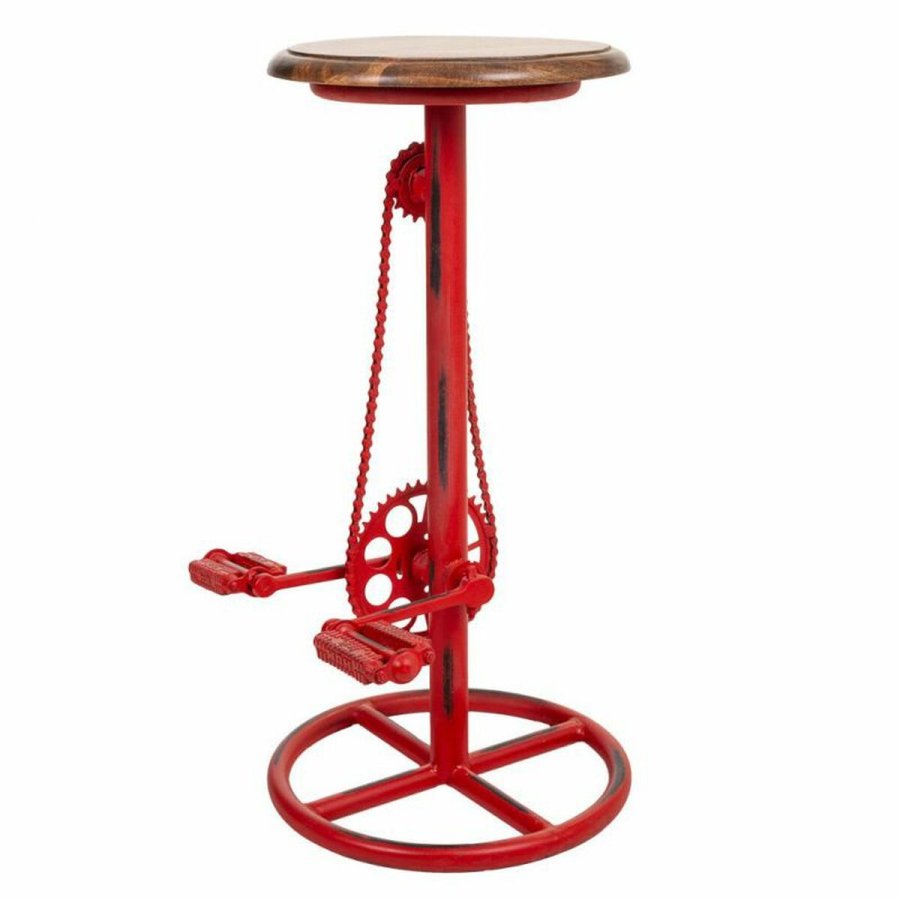 Taburet Alexandra House Living Rd Tr Jern 40 x 73 x 40 cm Pedaler #1