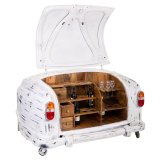 Bar-mbler Alexandra House Living Hvid 82 x 85 x 155 cm #1