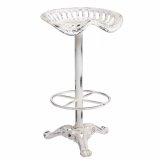 Taburet Alexandra House Living Hvid Jern 34 x 80 x 44 cm #1