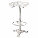 Taburet Alexandra House Living Hvid Jern 34 x 80 x 44 cm #16